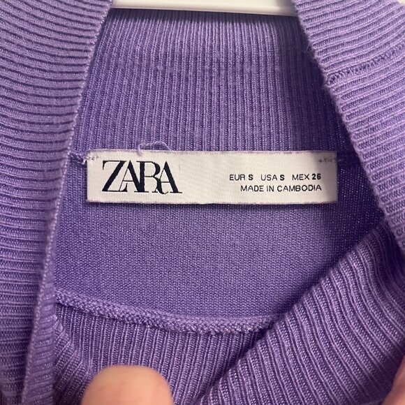 Zara Lilac Turtle Neck - Picture 2 of 4